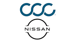 CGC and Nissan corporate logos in blue and black