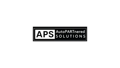 AutoPARTnered Solutions APS logo in black and white