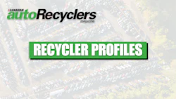 Canadian Auto Recyclers Magazine logo with 'Recycler Profiles' banner