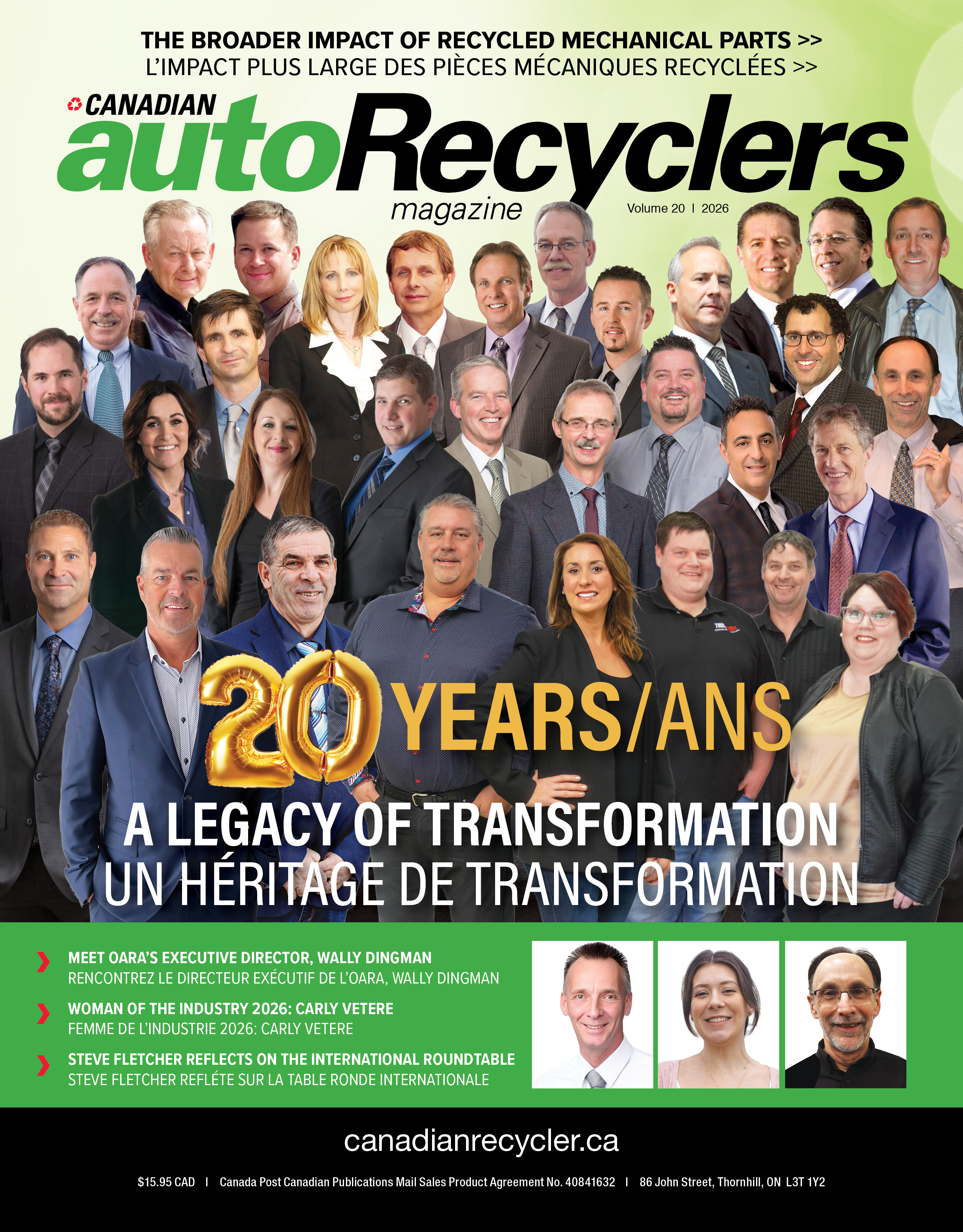 Canadian Auto Recyclers Canadian Recycler 20#1