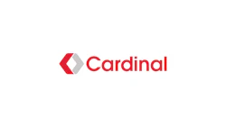 Cardinal corporate logo with red and gray geometric design