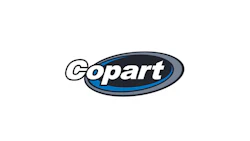 Copart official corporate logo with blue and gray oval design