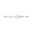 Stellantis corporate logo in dark blue with circular dot pattern