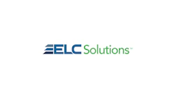 ELC Solutions corporate logo in blue and green text