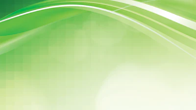 Abstract soft green background with smooth curved lines and gradient