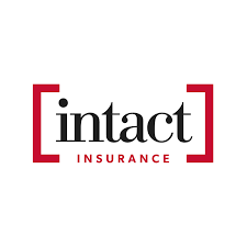 Intact Insurance logo with red brackets and black text