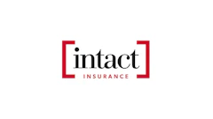 Intact Insurance logo with red brackets and black text
