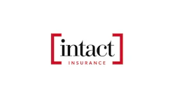 Intact Insurance logo with red brackets and black text
