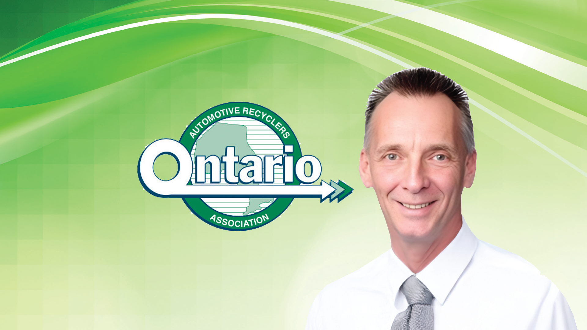 Ontario Automotive Recyclers Association logo with professional representative