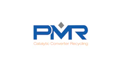 PMR Catalytic Converter Recycling corporate logo in blue and gray