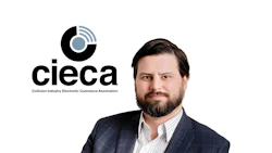 CIECA logo with professional headshot of bearded executive in plaid blazer
