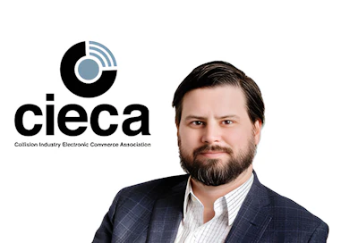 CIECA logo with professional headshot of bearded executive in plaid blazer