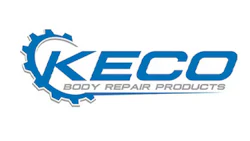 KECO Body Repair Products logo with blue gear icon and text