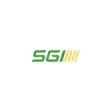 SGI logo in green letters with yellow striped graphic element