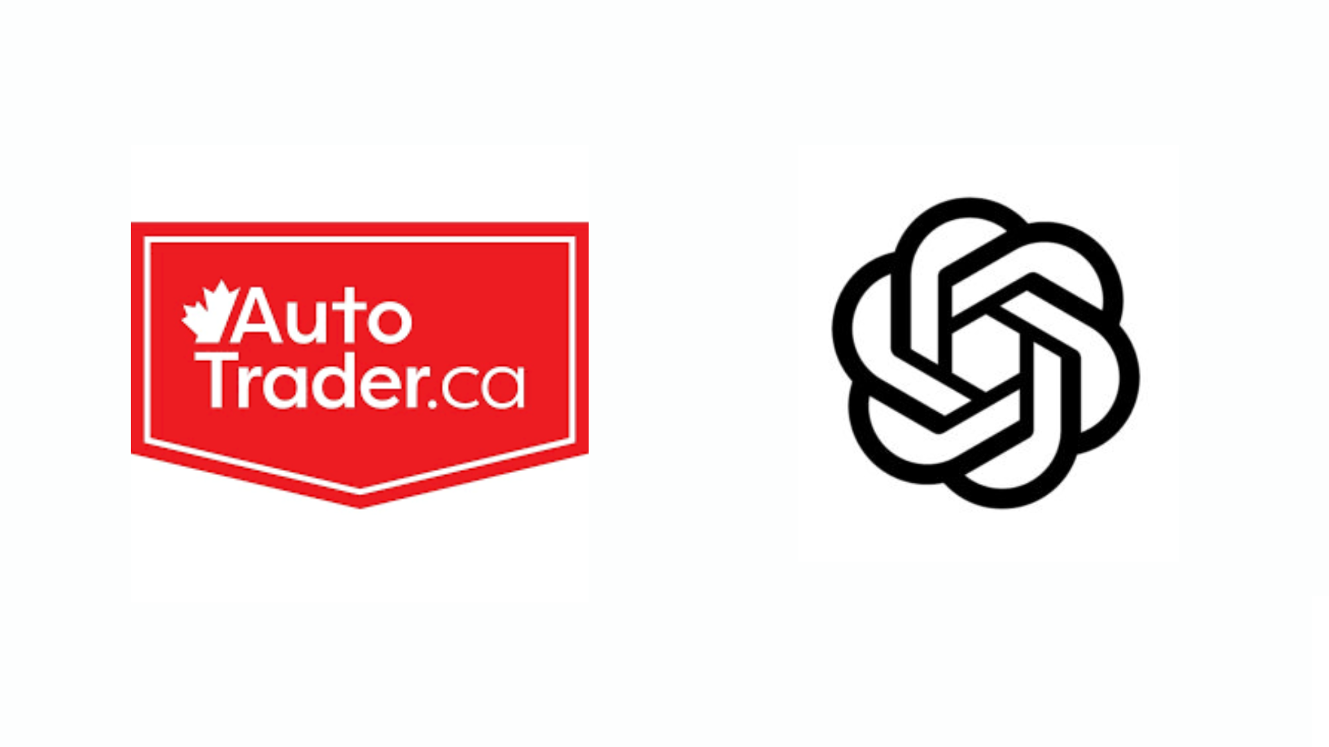 AutoTrader Canada and abstract hexagonal logo side by side