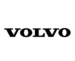 Volvo logo in bold black letters