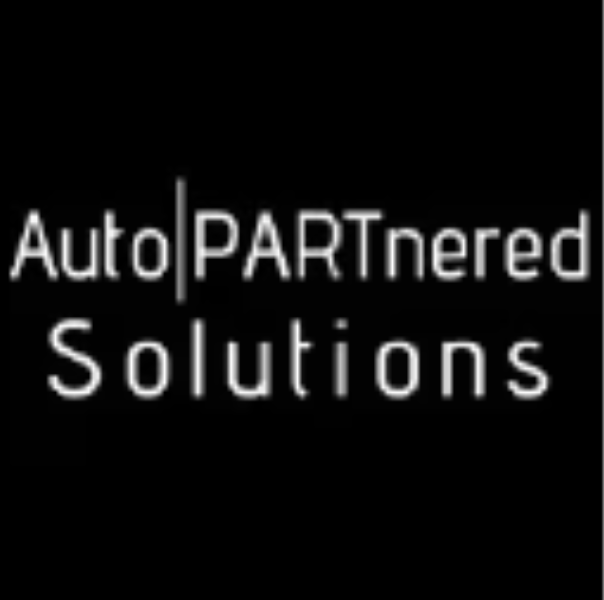 AutoPARTnered Solutions logo with white text on black background