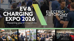EV & Charging Expo 2026 promotional banner featuring Electric Autonomy Canada branding and event photos