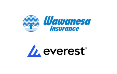 Wawanesa Insurance and Everest Insurance logos displayed vertically