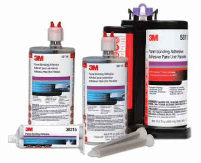 3M Panel Bonding Adhesive cartridges and applicator tools in various sizes