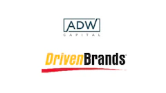 ADW Capital and Driven Brands corporate logos stacked vertically