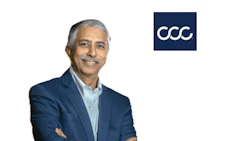 Professional headshot of man in navy blazer with CCC logo