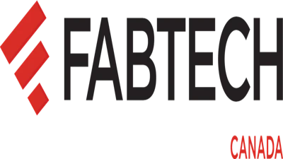 FabTech Canada logo featuring three red diamond shapes and black sans-serif text