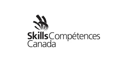 Skills/Compétences Canada logo with stylized hand symbol and bilingual text