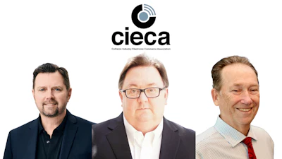 CIECA logo with three professional headshots of male executives below