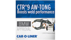 CTR 9 AW-TONG welding equipment with BMW approval and Car-O-Liner branding