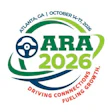ARA 2026 conference logo featuring steering wheel emblem, Atlanta GA October 14-17 2026, Driving Connections Fueling Growth