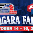 Precision 2026 Niagara Falls event poster for October 14-16, 2026 with Join Us banner