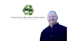 Automotive Recyclers Association of Atlantic Canada logo with green recycling symbol and car icon