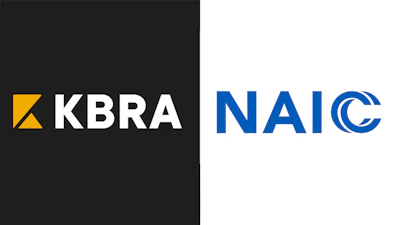 KBRA and NAIC corporate logos displayed side by side