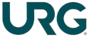 URG logo in teal with registered trademark symbol