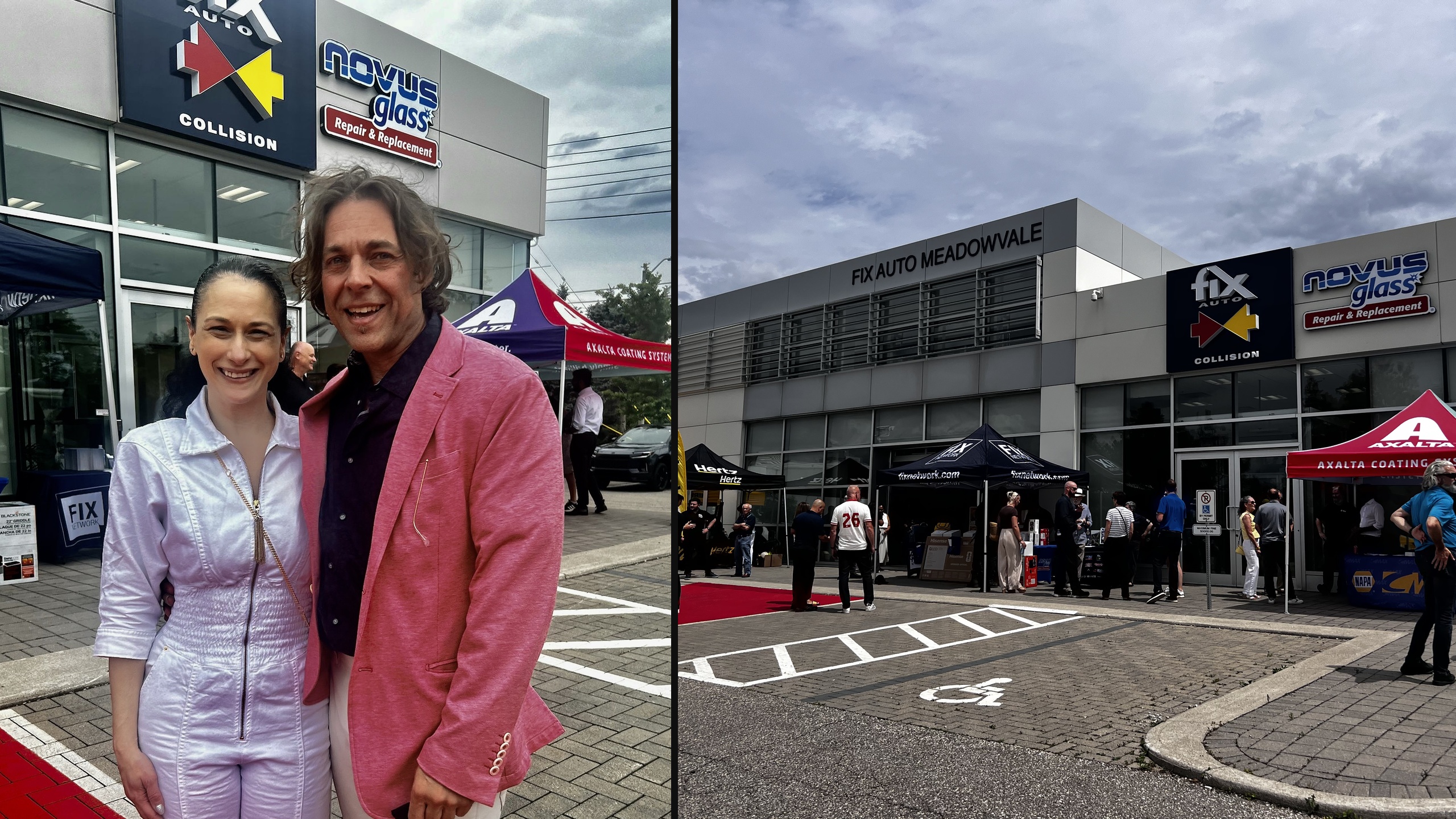 Claudia Morgillo and Claudio Chiodo, partners of the Fix Auto Meadowvale