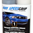 Norton SpeedGrip urethane structural adhesive dual-cartridge dispenser with red applicator tips