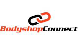 Bodyshop Connect logo with red and black interlocking chain link symbol