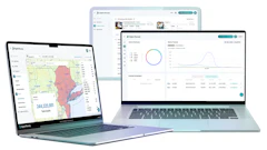 Digital Remedy analytics dashboard displayed on laptop and desktop showing geographic data, performance metrics, and campaign statistics
