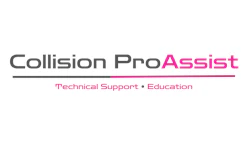 Collision Pro Assist logo with technical support and education tagline