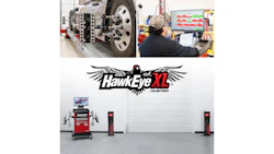 HawkEye XL Hunter logo featuring black eagle wings with text wordmark