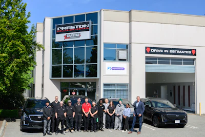 The state-of-the-art 23,000-square-foot Preston Collision CARSTAR Langley facility located in Langley, BC was launched and opened in April 2025 by the Raydar Collision Group.
