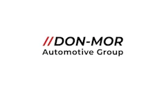 DON-MOR Automotive Group logo with red parallel lines and black text