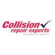 Collision Repair Experts logo with navy checkmark, powered by Fix Network