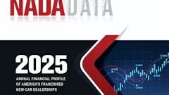 NADA Data 2025 Annual Financial Profile of America's Franchised New-Car Dealerships report cover