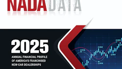 NADA Data 2025 Annual Financial Profile of America's Franchised New-Car Dealerships report cover