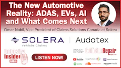 Podcast episode promotional banner featuring Omar Nabil discussing automotive ADAS, EVs, and AI technology on Industry Insider Radio