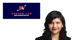 Rudner Law employment and HR law firm logo with professional headshot