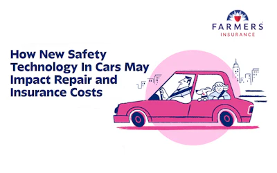 Farmers Insurance guide on how new car safety technology impacts repair and insurance costs
