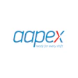Aapex logo with tagline 'ready for every shift' in blue and red